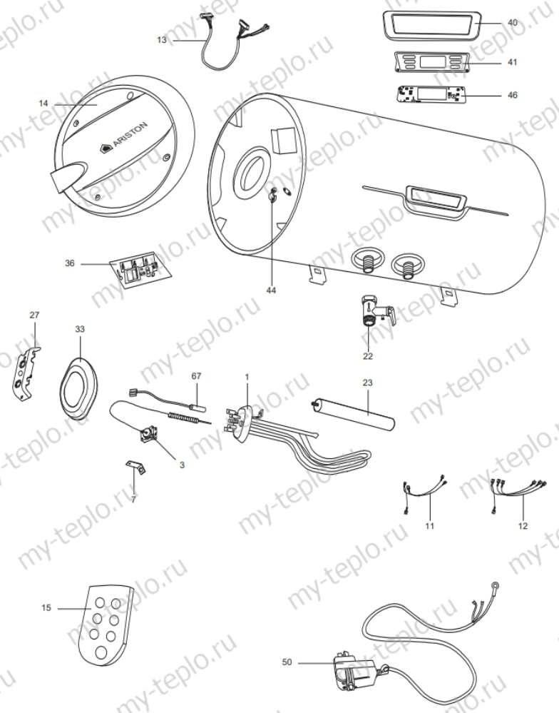 Запчасти Ariston AM 60SH2.0 Ei3 FE купить в Миассе