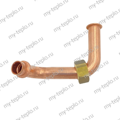 Труба пластинчатого теплообменника для котла Лемакс PRIME-V26 (trubkapltLemaxPRV26)