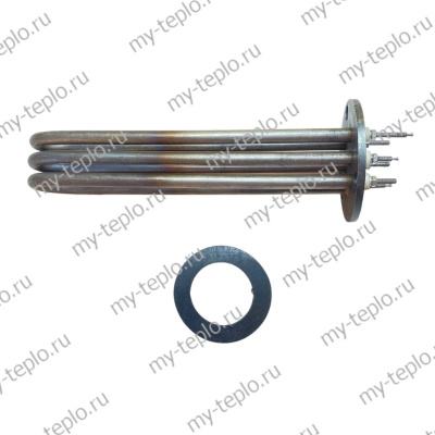 Блок ТЭН для котла Сангай ЭВПМ-6, фланец D-86 (нержавеющая сталь) (tenSangay6ns86)