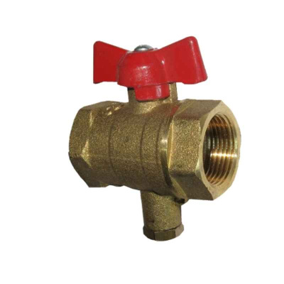 Кран шаровый DN20 11Б27п13 с гнездом для термодатчика